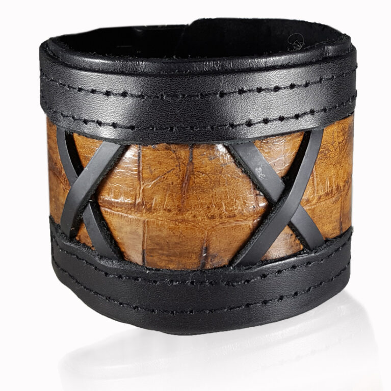 Férfi mens bőr karkötő