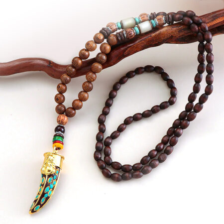 Mala DZI köves Buddha nyaklánc