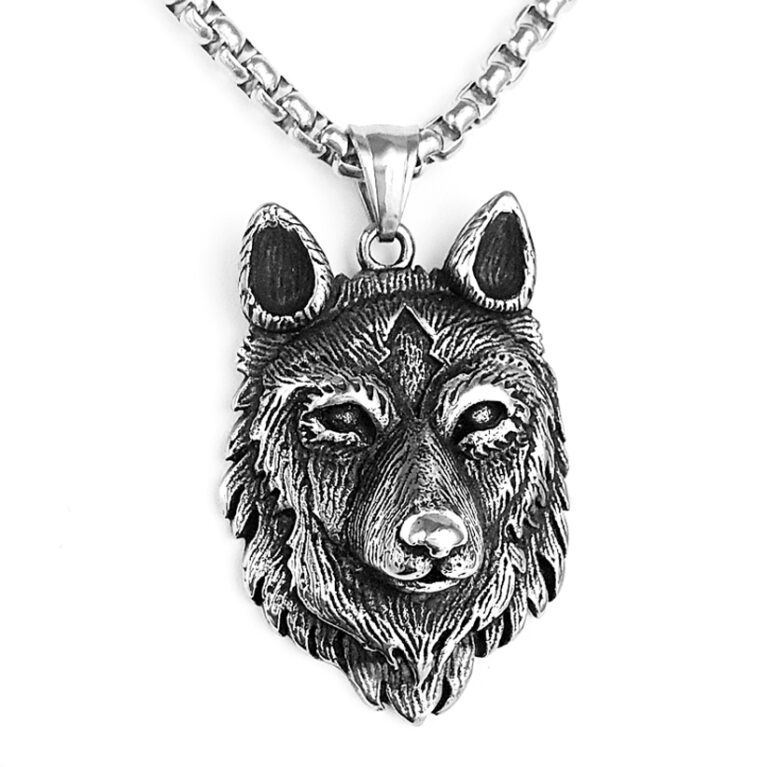 STEELWOLF  Férfi farkas nyaklánc